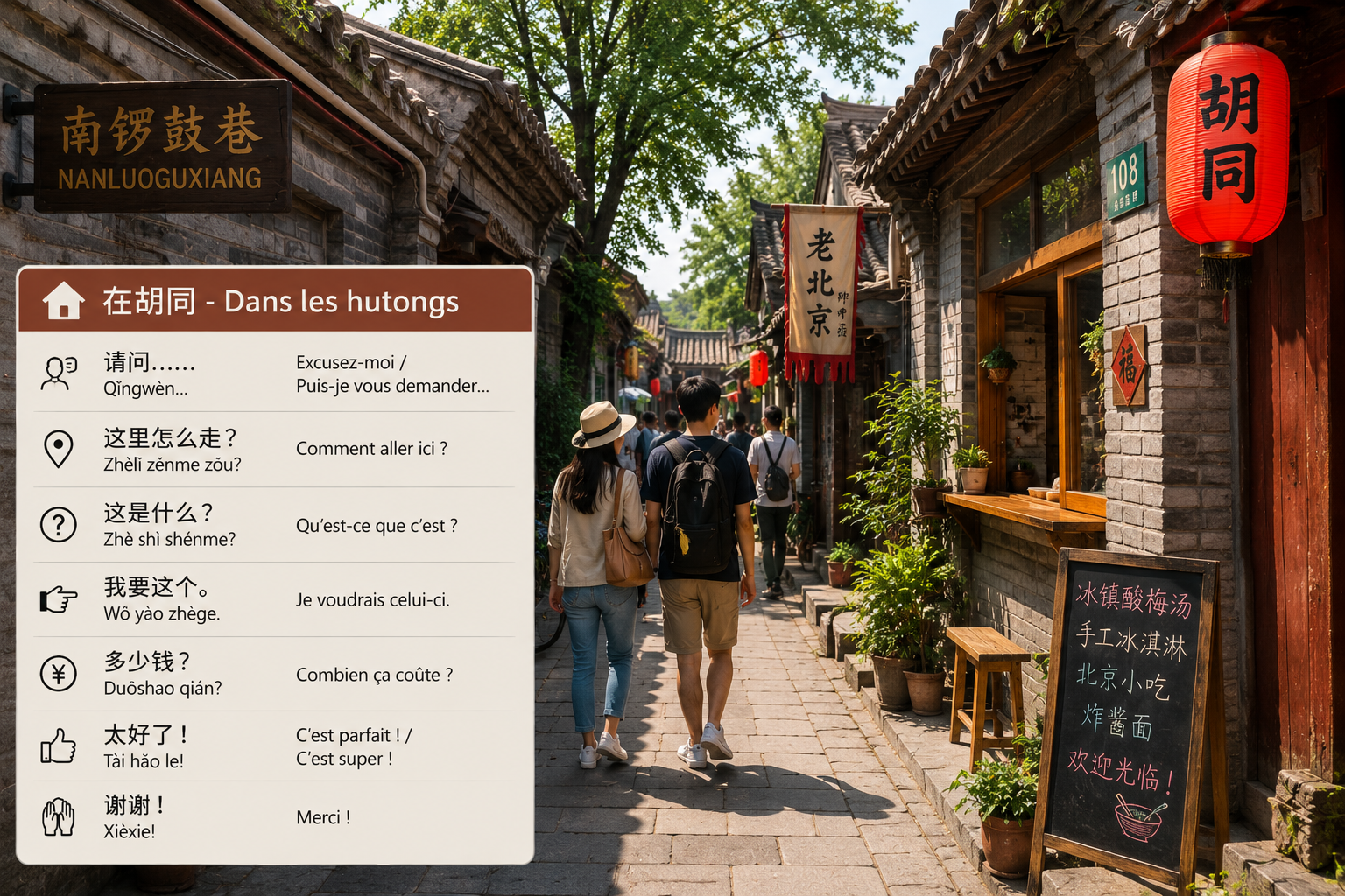 Les vielles ruelles de Pékin : les fameuses Hutong