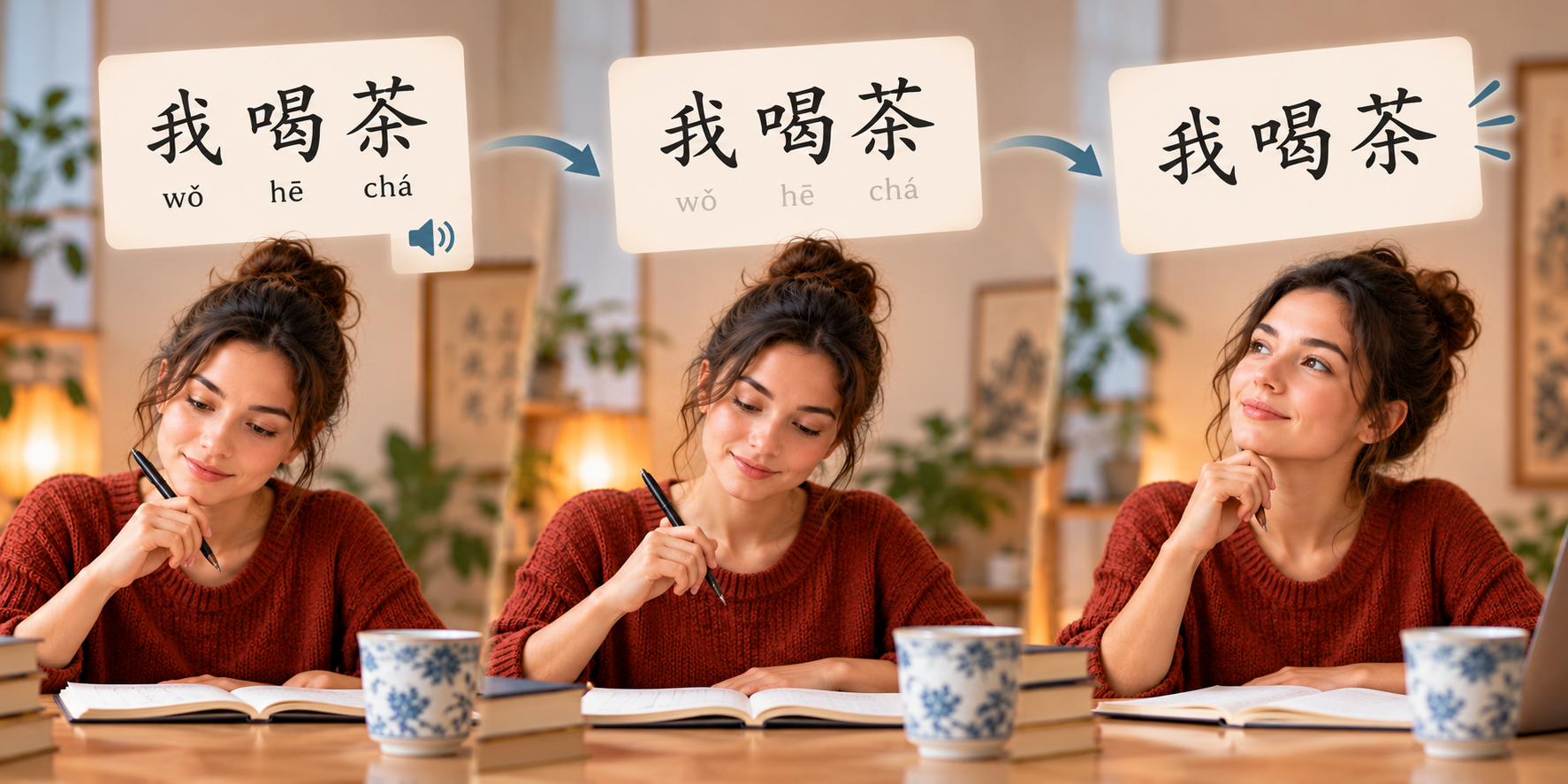 Libérez-vous progressivement du pinyin.